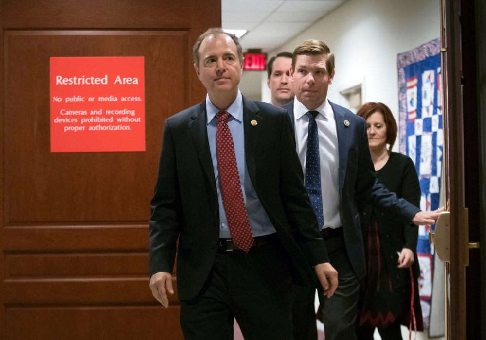 Image: Devin Nunes, Eric Swalwell, Jim Himes