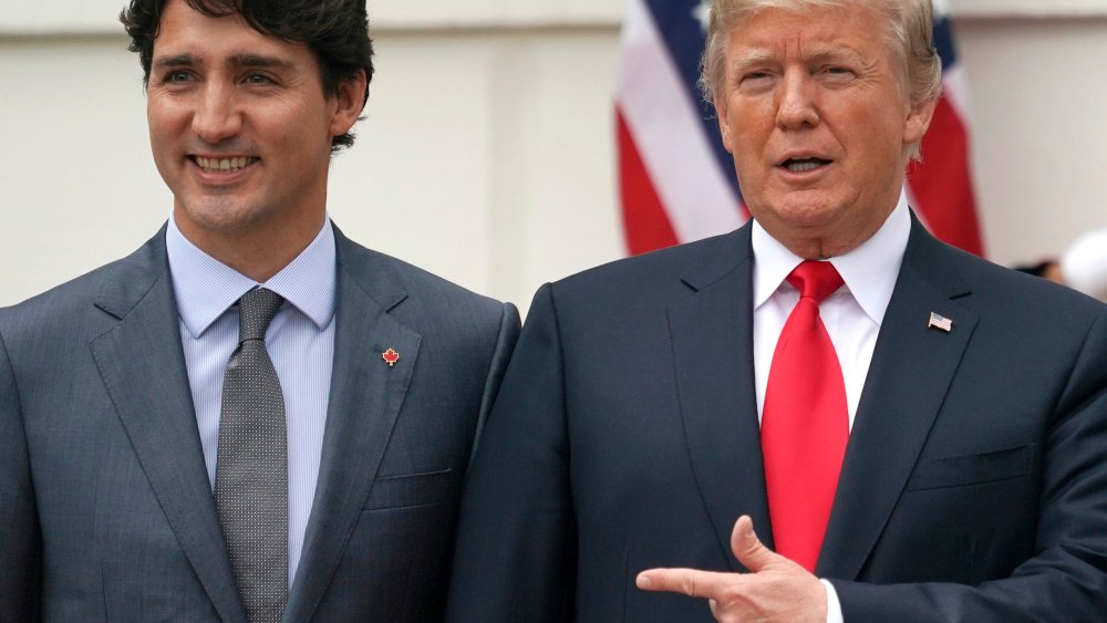 Image: Donald Trump, Justin Trudeauo
