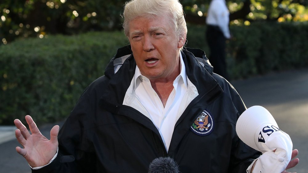 Image: President Trump Departs White House En Route To Puerto Rico