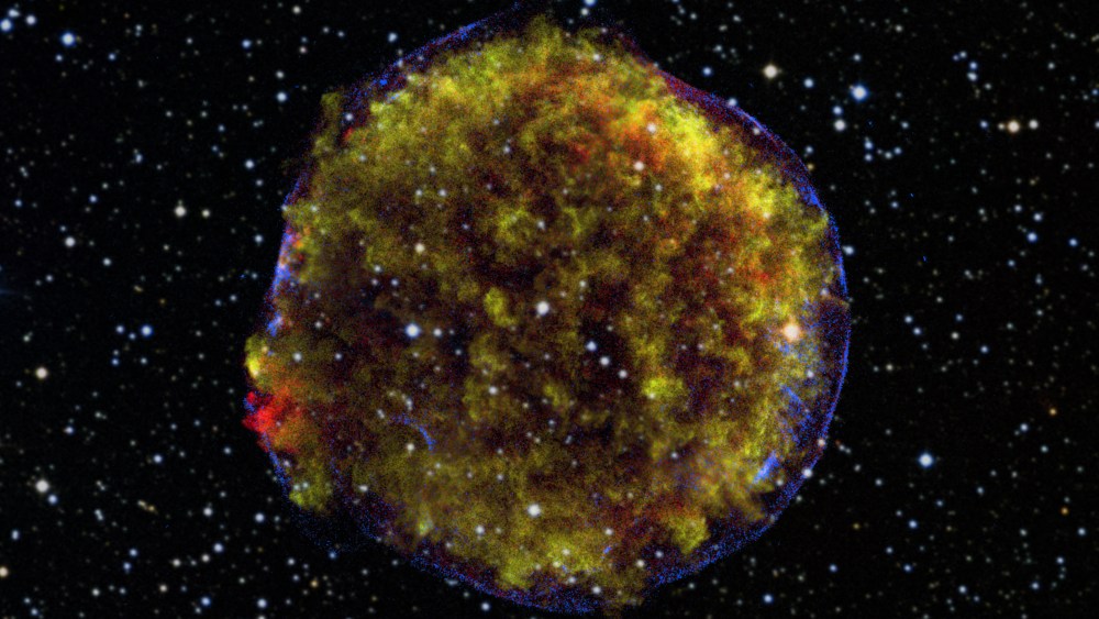 By combining observations from over 15 years with the Chandra X-ray Observatory and 30 years with the Very Large Array, scientists have been able to learn new things about Tycho's supernova remnant and the explosion that created it.