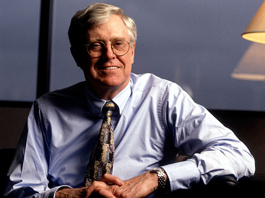 File Photo, undated. Image of Charles Koch. (Photo by John Chiasson/Liaison via Getty Images/File)