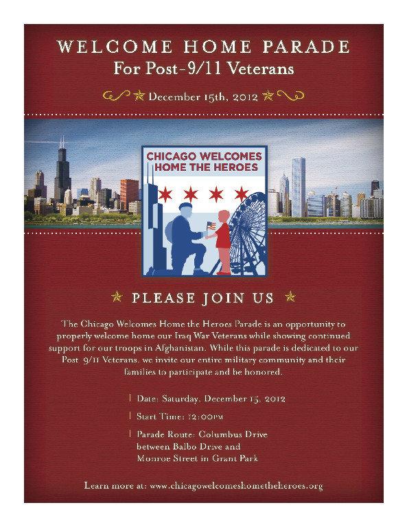 Chicago welcomes home our veterans