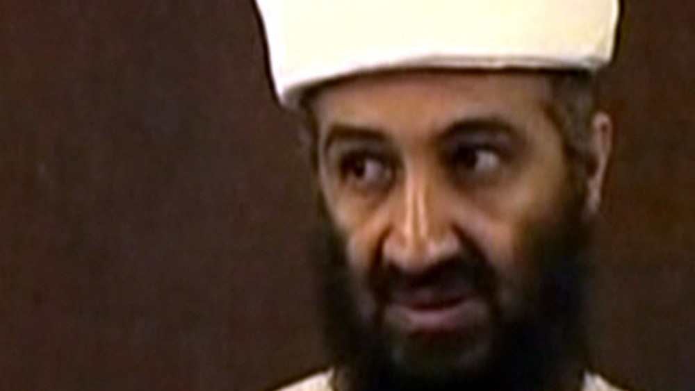 This framegrab from an undated video released by the US Department of Defense on May 7, 2011, reportedly show Al-Qaeda leader Osama bin Laden making a video at his compound in Abbottabad, Pakistan. According to the Defense Department, the video was...