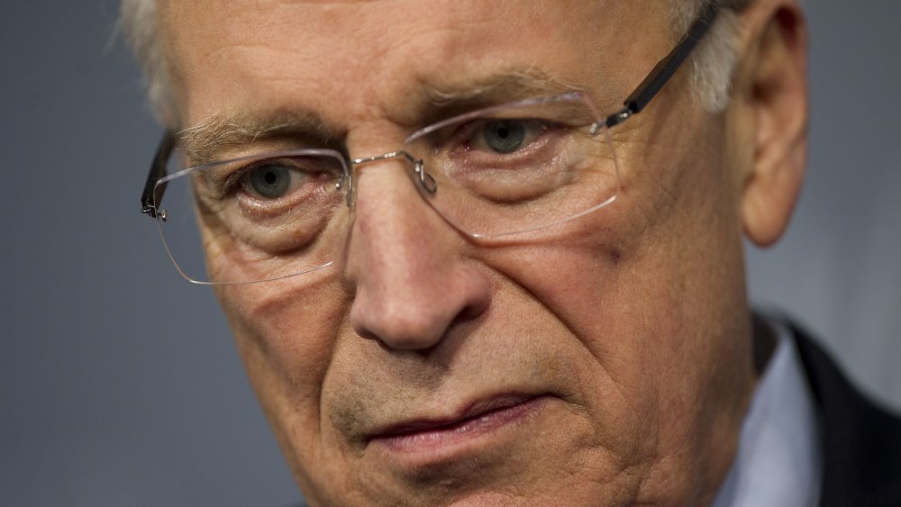 Former Vice President Dick Cheney speaking during the 2011 Washington Ideas Forum at the Newseum in Washington, D.C., October 6, 2011, not Republicans' best spokesman for honesty and credibility.