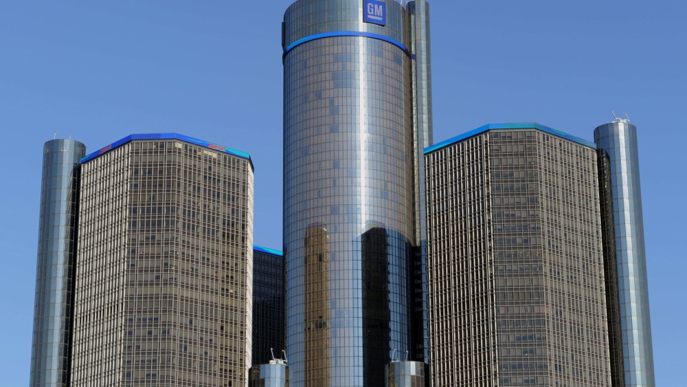 General Motors headquarters in Detroit, Michigan, January 10, 2012 file photo.