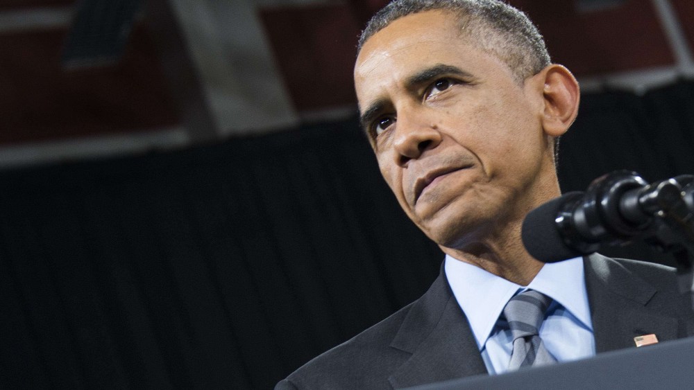 US President Barack Obama delivers remarks on the new steps he will be taking within his executive authority on immigration at Del Sol High School in Las Vegas, Nev. on Nov. 21, 2014. (Jim Watson/AFP/Getty)