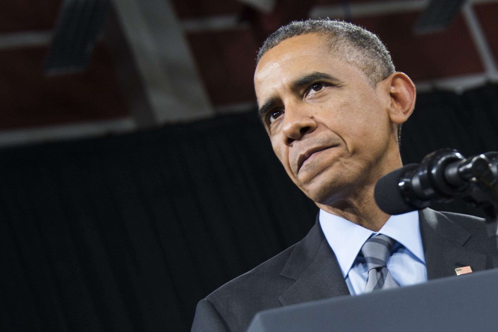 US President Barack Obama delivers remarks on the new steps he will be taking within his executive authority on immigration at Del Sol High School in Las Vegas, Nev. on Nov. 21, 2014. (Jim Watson/AFP/Getty)