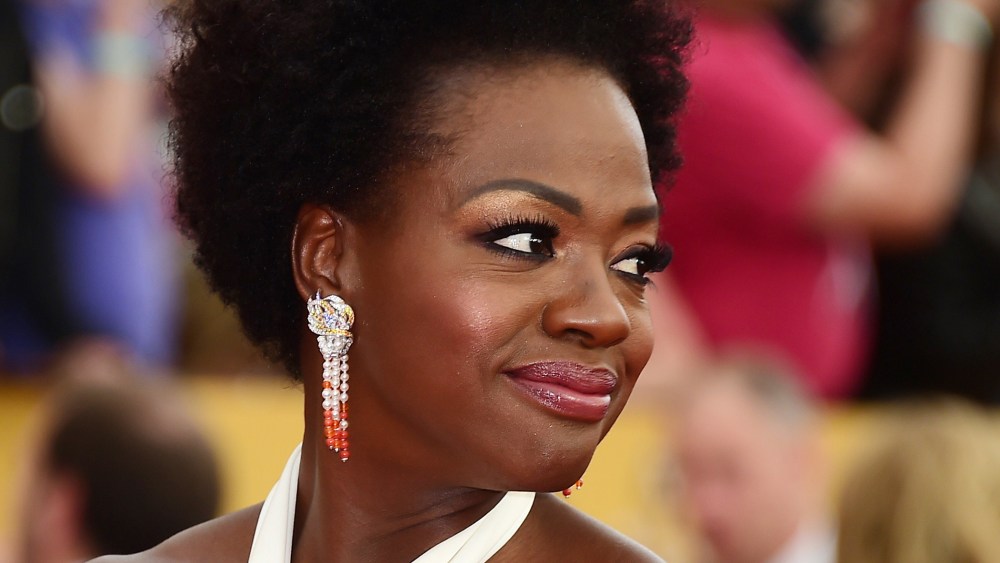 Actress Viola Davis arrives for the 21st Annual Screen Actors Guild Awards on Jan. 25, 2015 at the Shrine Auditorium in Los Angeles, Calif.