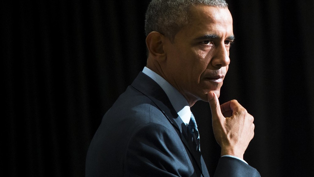 President Barack Obama speaks during an event in Newark, N.J., on Nov. 2, 2015. (Photo by Saul Loeb/AFP/Getty)
