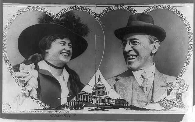 Woodrow Wilson Edith Galt Postcard