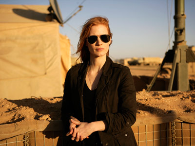 Actress Jessica Chastain in a scene from "Zero Dark Thirty" (Photo by Jonathan Olley/Columbia Pictures/AP Photo)