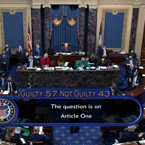 Second Impeachment Trial Of Donald J. Trump Continues In Senate