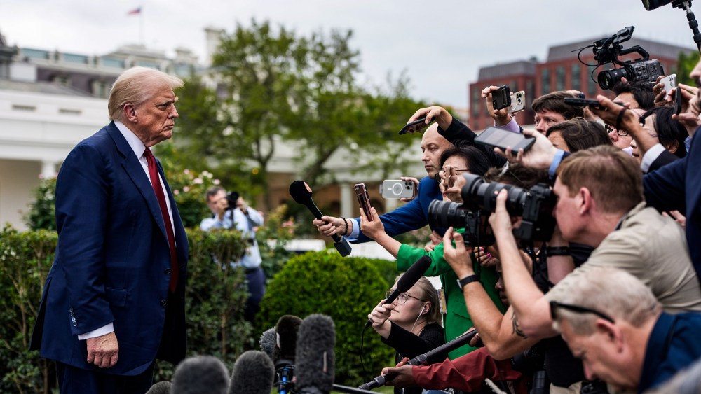 President Trump Departs White House For New Jersey