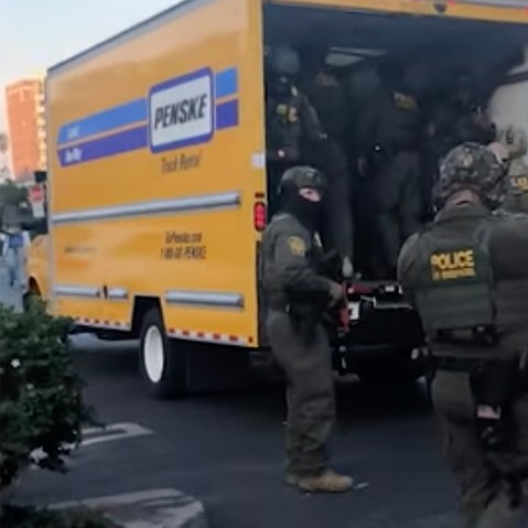 More than a dozen people were taken into custody in an immigration enforcement operation called "Trojan Horse" at a Home Depot in Los Angeles.