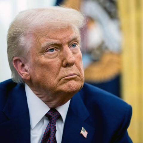 President Donald Trump in the Oval Office