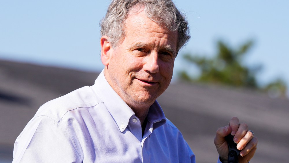 Sherrod Brown smiling.