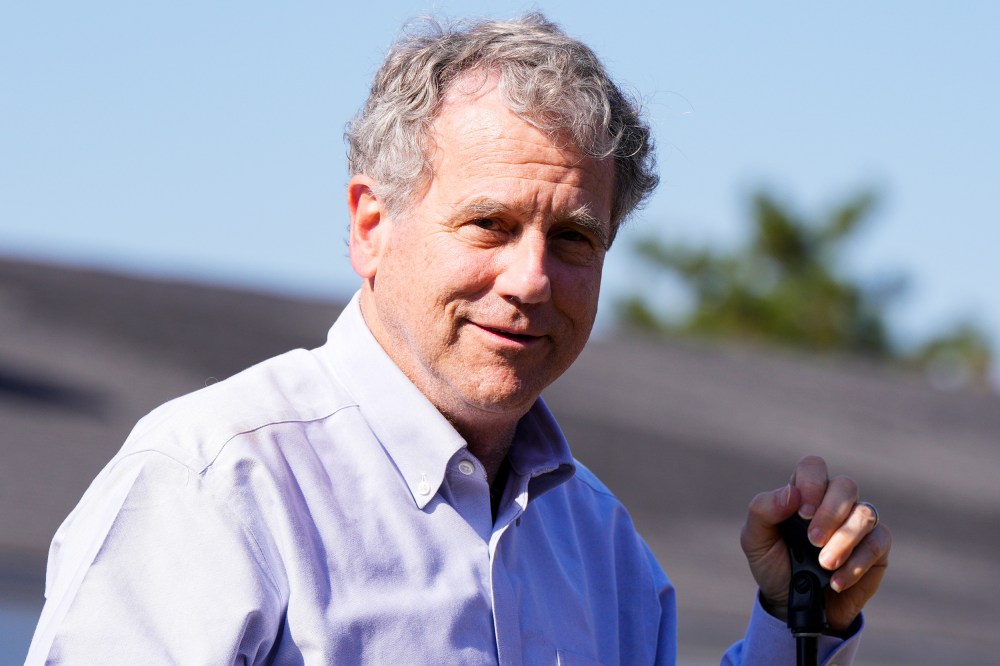 Sherrod Brown smiling.