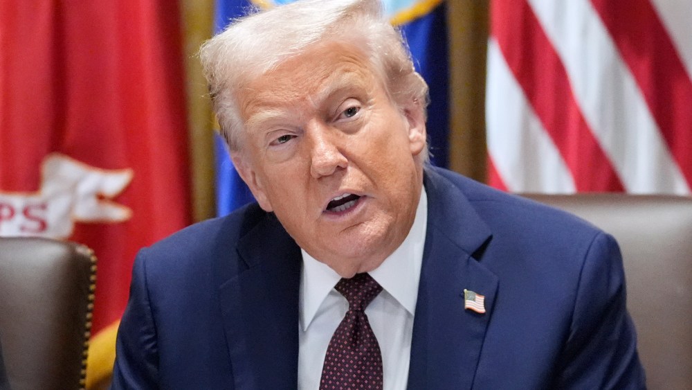 Donald Trump speaking.