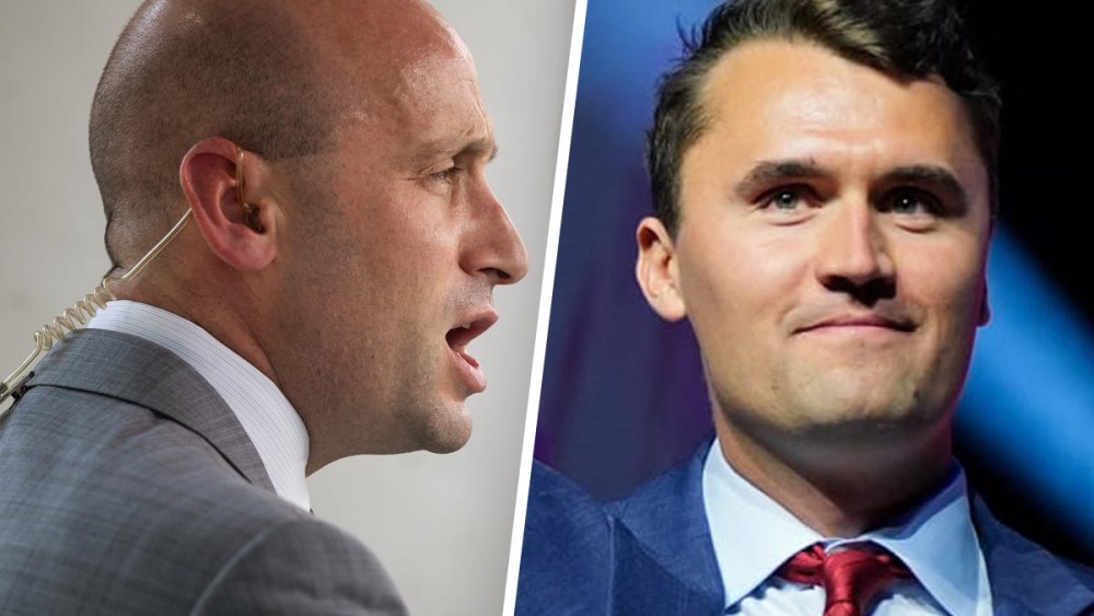 White House Deputy Chief of Staff Stephen Miller; Charlie Kirk.