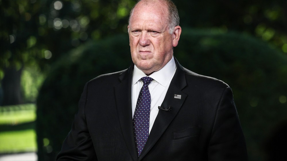 Image: Border Czar Tom Homan Speaks To Press At White House