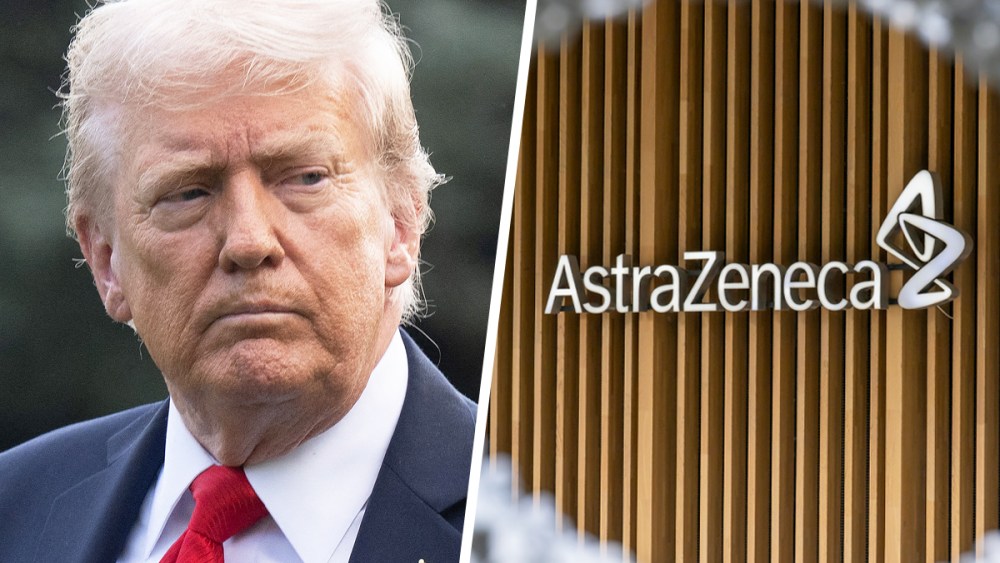 Donald Trump; AstraZeneca building