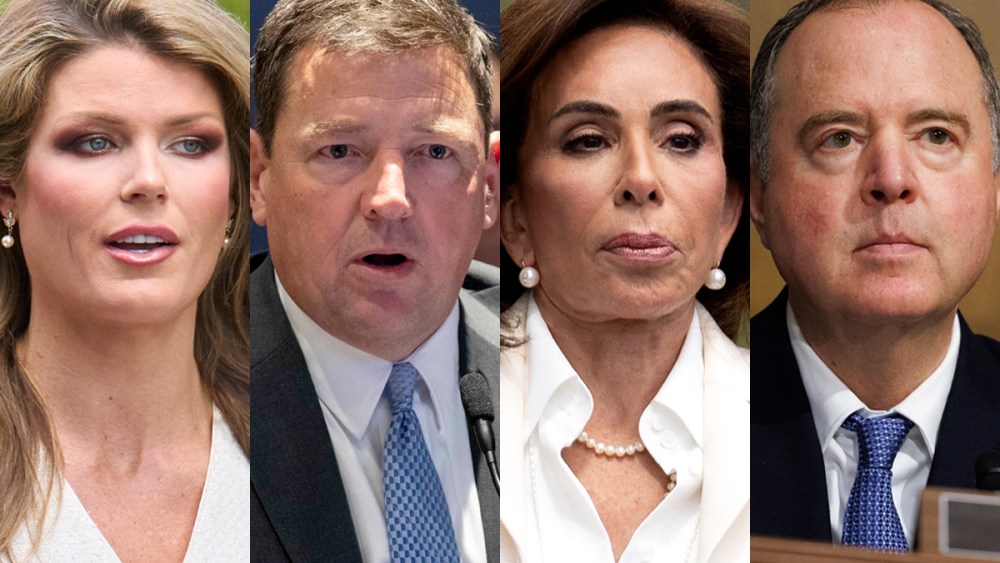 Virginia U.S. Attorney Lindsey Halligan; Trump DOJ official Ed Martin; District of Columbia U.S. Attorney Jeanine Pirro; Sen. Adam Schiff, D-Calif.