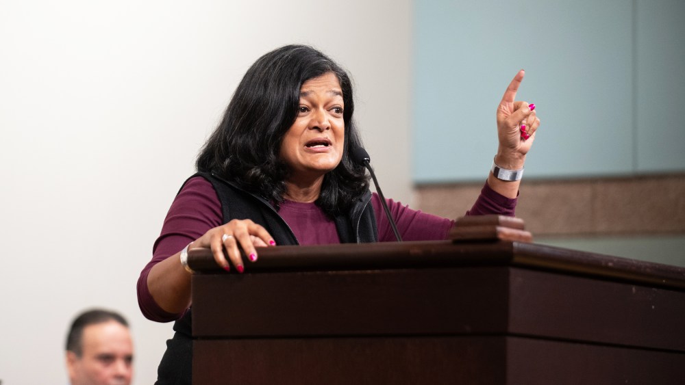 Representative Pramila Jayapal.