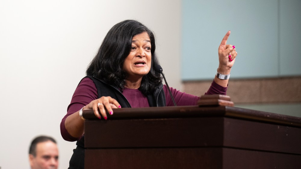 Representative Pramila Jayapal.