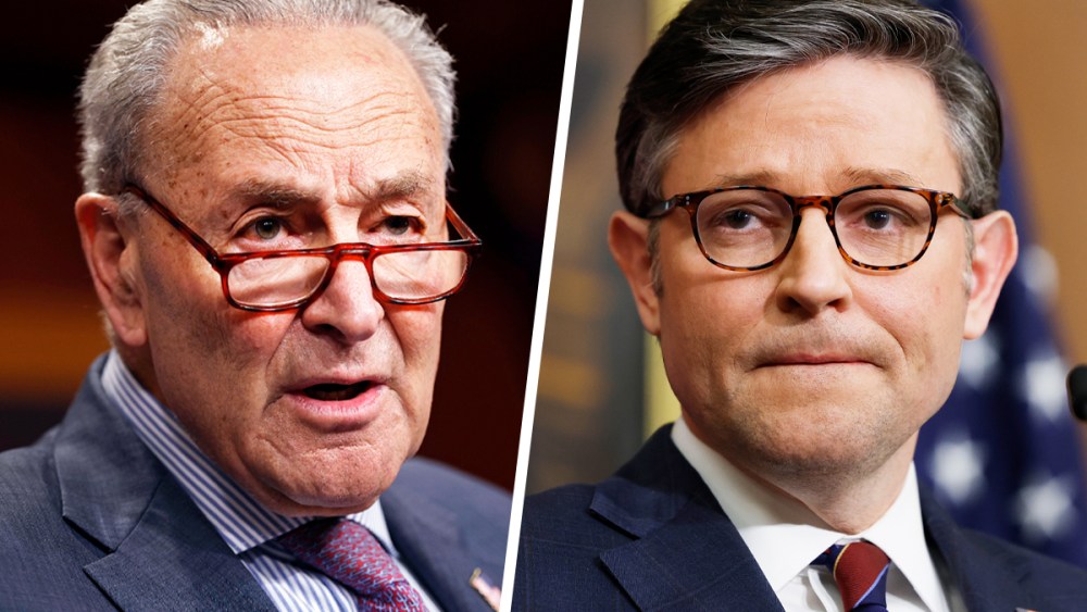 Charles Schumer; Mike Johnson.