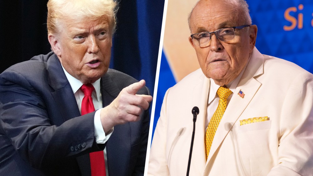 Donald Trump; Rudy Giuliani.