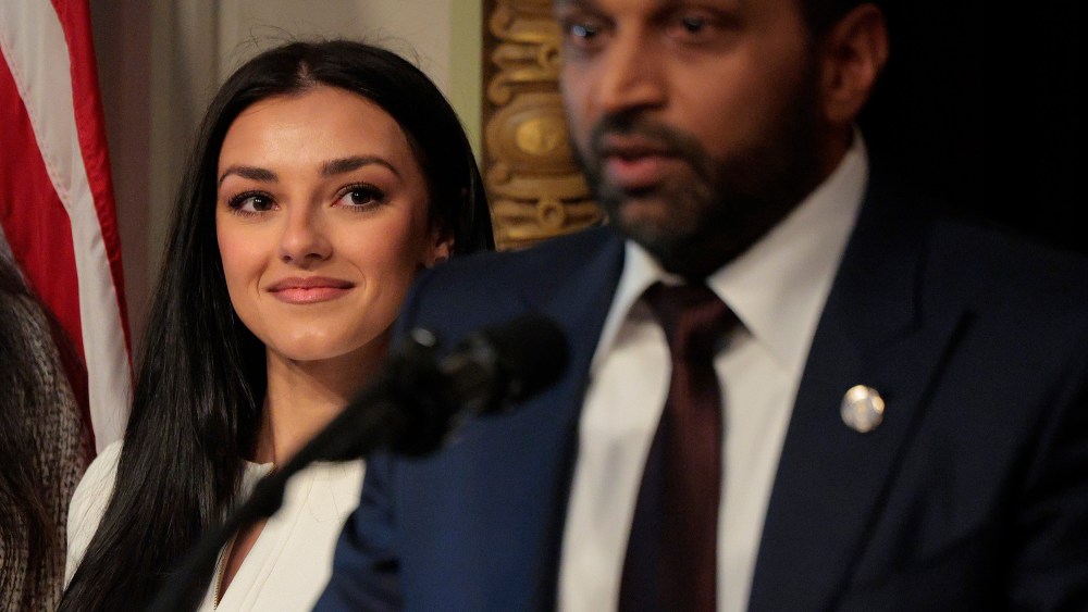 Alexis Wilkins and her boyfriend, Federal Bureau of Investigation Director Kash Patel.