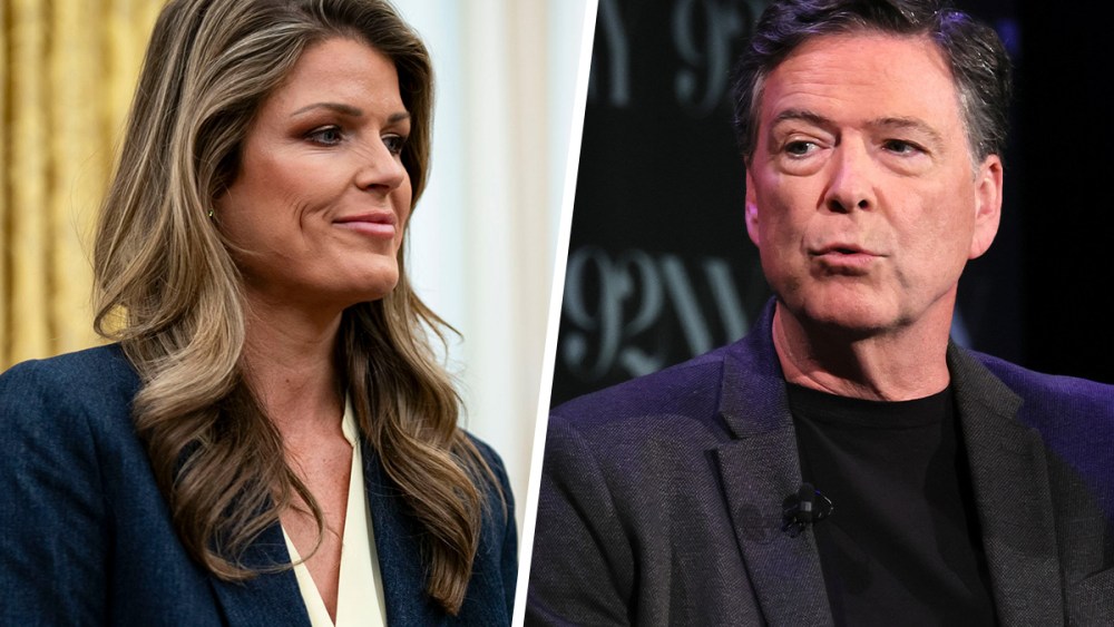 Lindsey Halligan; James Comey.
