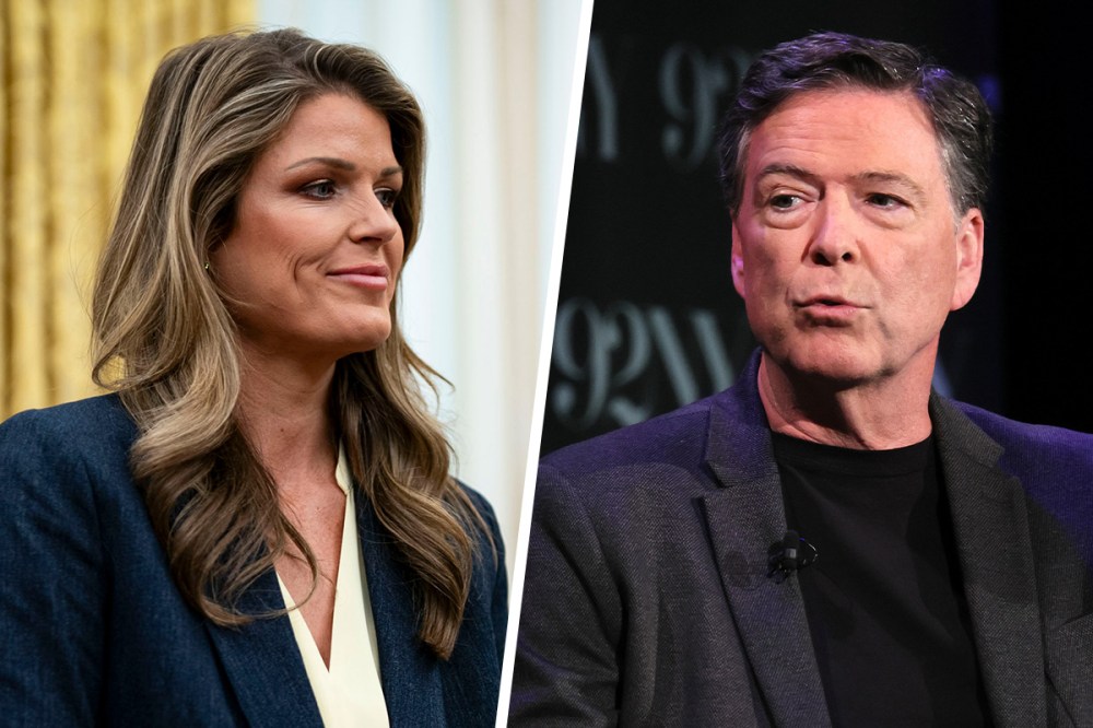 Lindsey Halligan; James Comey.