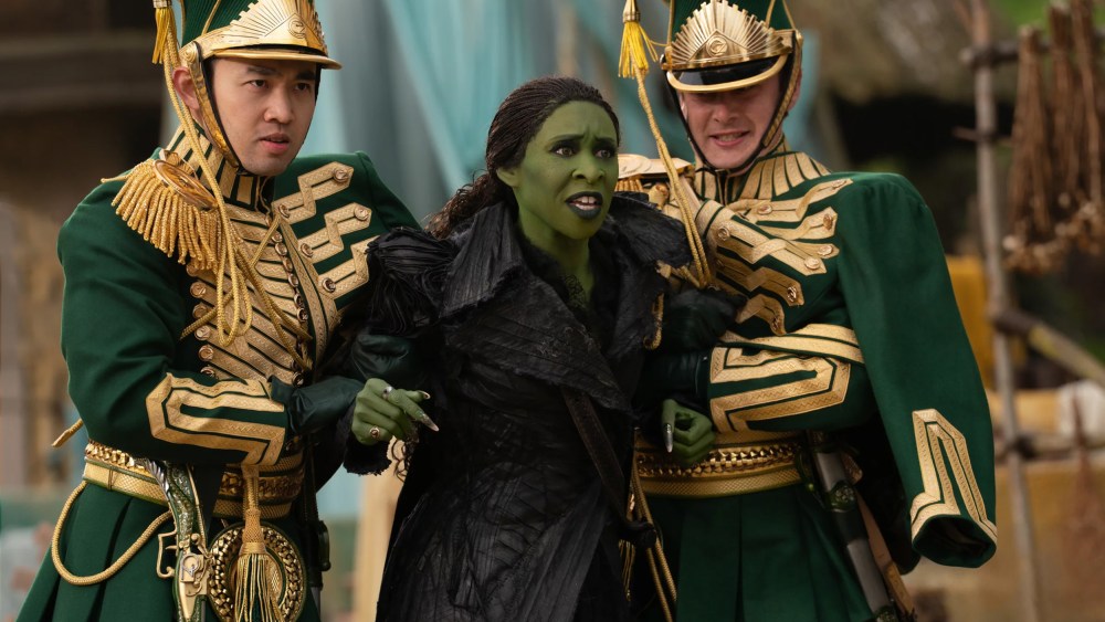 Cynthia Erivo's character in Wicked: For Good being arrested