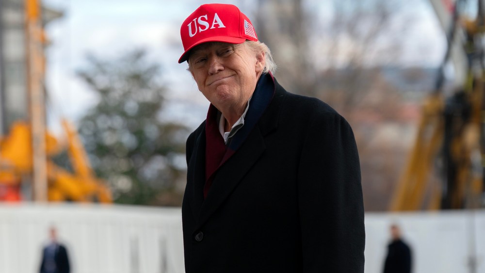 President Donald Trump at the White House