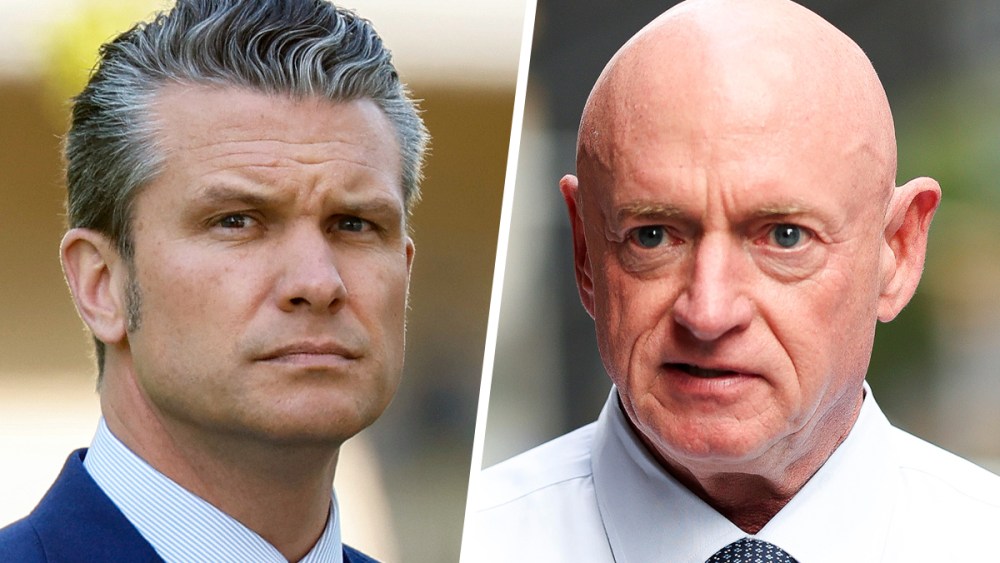 Pete Hegseth; Sen. Mark Kelly