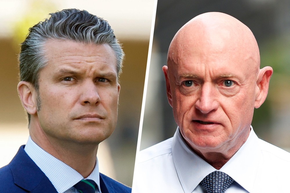 Pete Hegseth; Sen. Mark Kelly