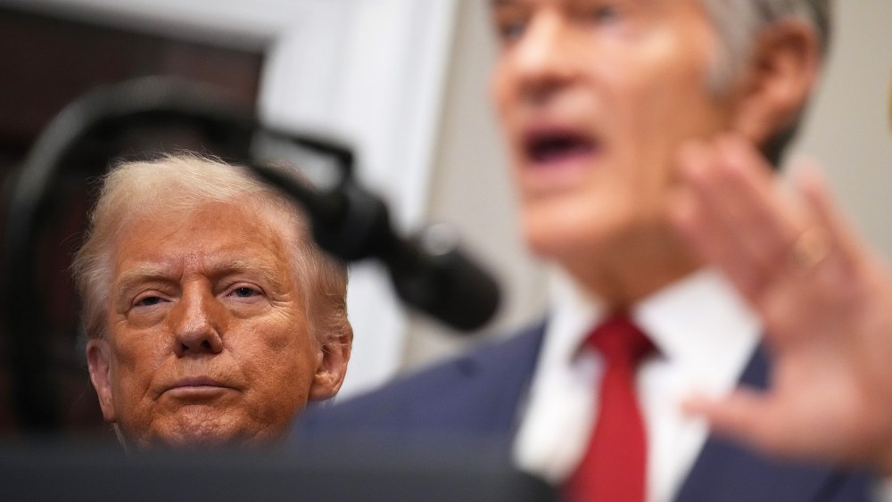 President Donald Trump and Administrator for the Centers for Medicare & Medicaid Services Mehmet Oz.