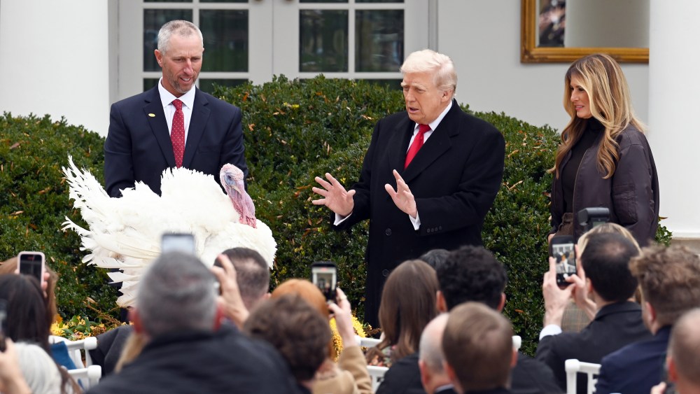 U.S. President Trump Pardons Thanksgiving Turkeys.