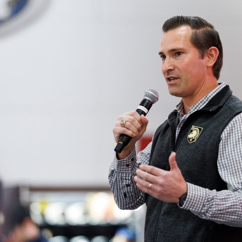 Matt Van Epps during a get out the vote event in Franklin, T.N.