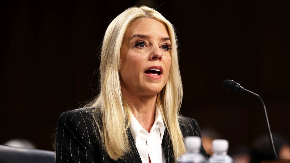Pam Bondi on Capitol Hill.