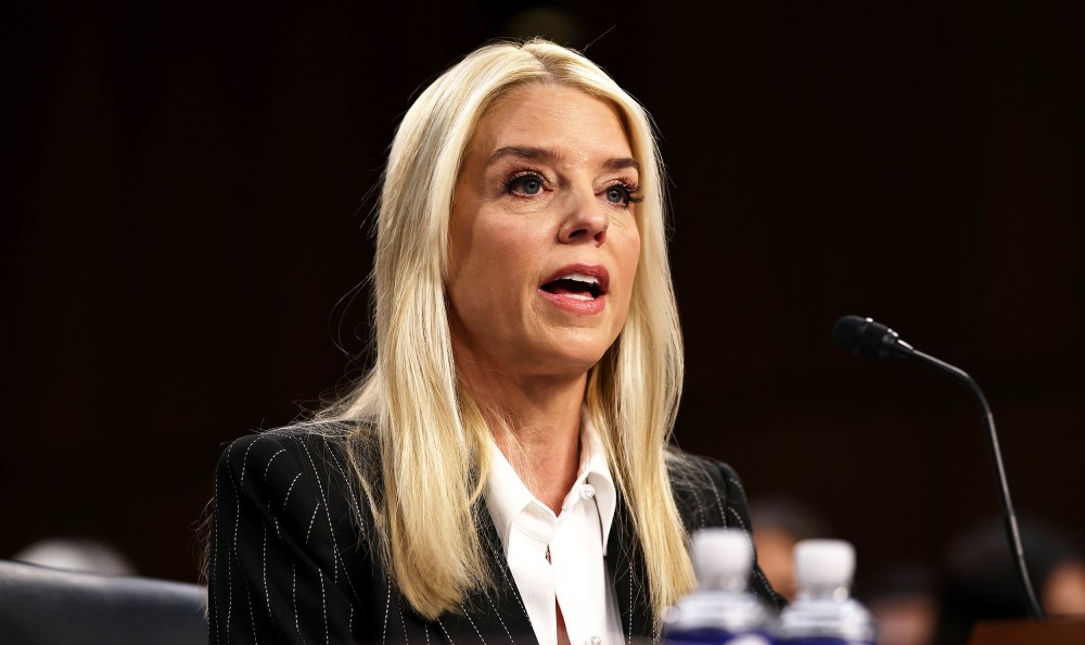 Pam Bondi on Capitol Hill.