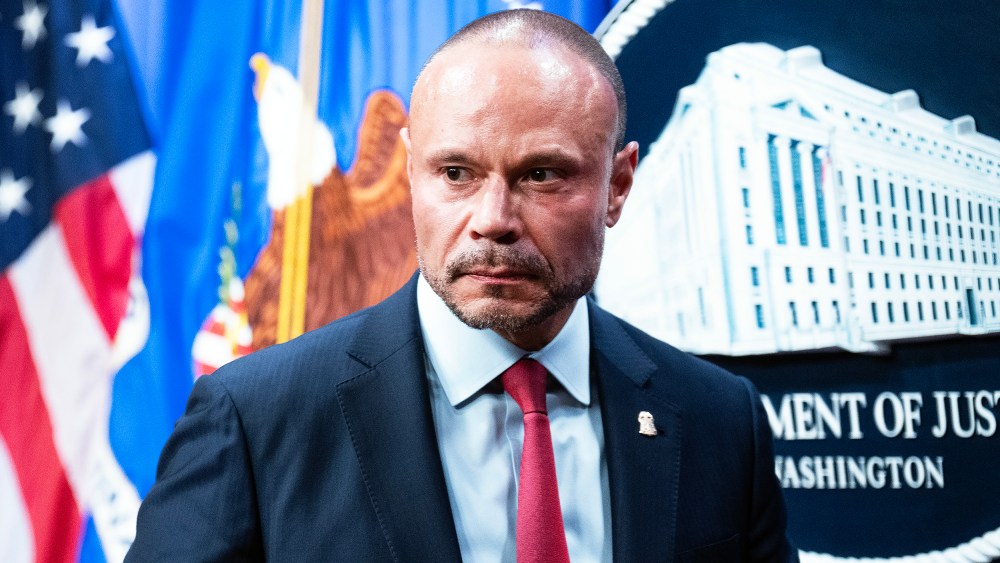 Dan Bongino, deputy director of the FBI, at the Department of Justice.