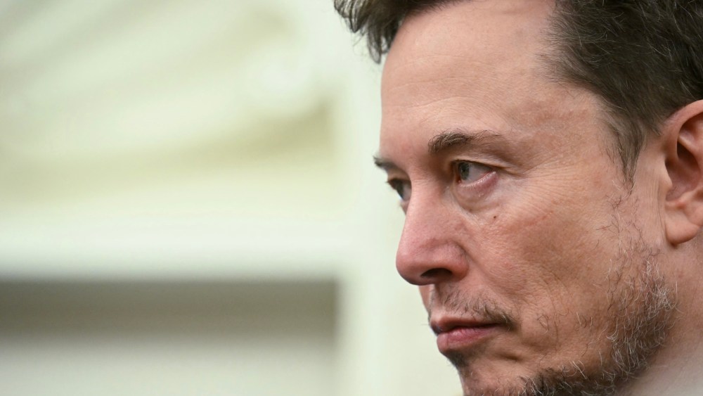 Elon Musk in the White House on May 21, 2025.