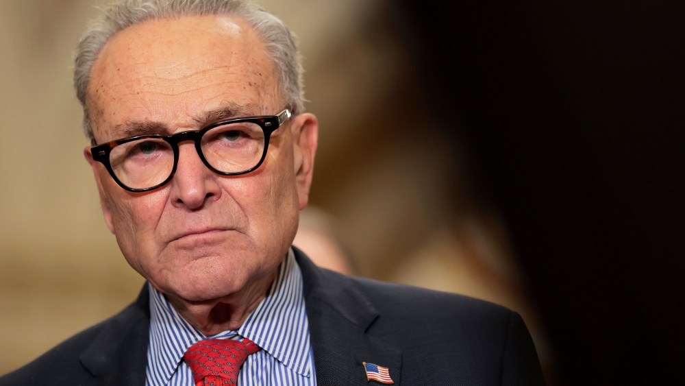 Senate Minority Leader Chuck Schumer at the U.S. Capitol.