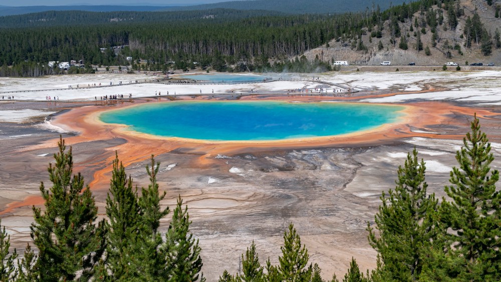 Grand Prismatic Spring at Yellowstone National Park