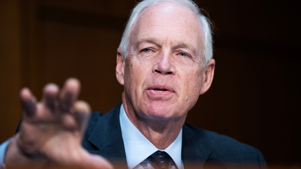 Sen. Ron Johnson, R-Wis., speaks during the Senate Special Committee on Aging hearing.