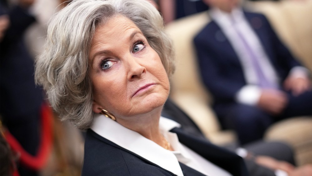 White House Chief of Staff Susie Wiles in the Oval Office of the White House.