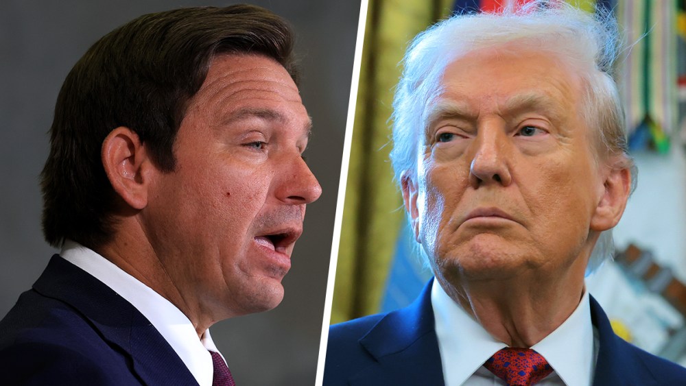 Ron DeSantis; Donald Trump.