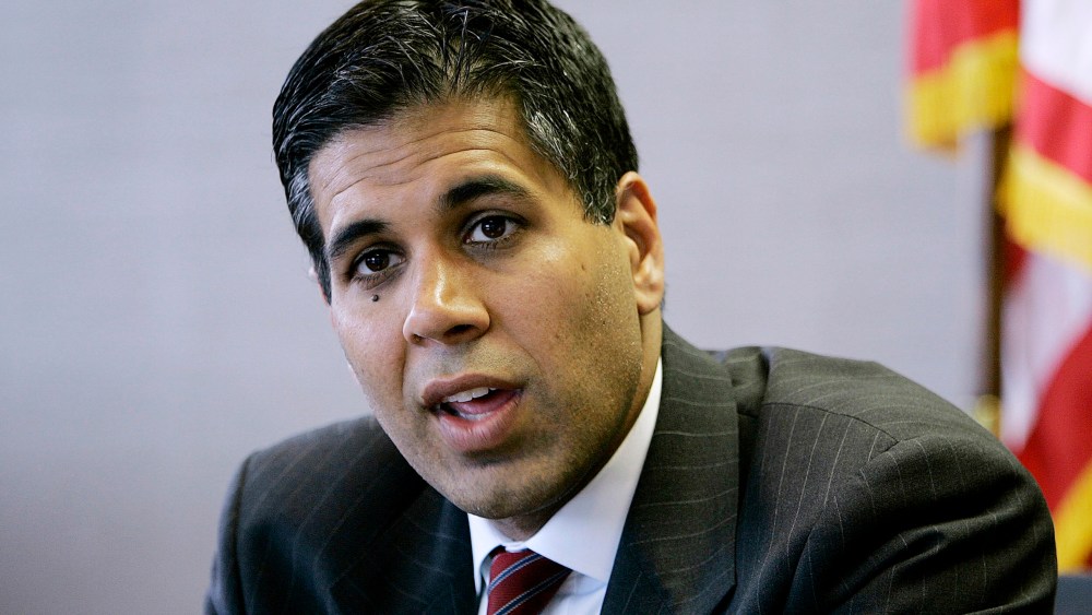 In this 2006 file photo, Amul Thapar, then the U.S. Attorney for the Eastern District of Kentucky, talks with The Associated Press.